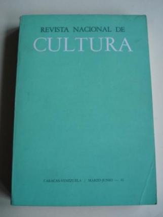 REVISTA NACIONAL DE CULTURA. N 145-146. MARZO-JUNIO 1961. CARACAS-VENEZUELA - Ver os detalles do produto
